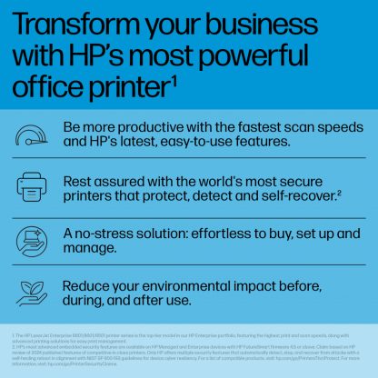 HP LaserJet Enterprise 8801dn Multifunction Color Printer, Only Ethernet; Duplex; Copier, Scanner - Image 7