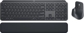 Logitech MX Keys Combo for Business keyboard Mouse included Office RF Wireless + Bluetooth QWERTY US English Graphite