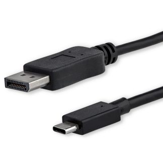 StarTech.com 6ft/1.8m USB C to DisplayPort 1.2 Cable 4K 60Hz - USB-C to DisplayPort Adapter Cable HBR2 - USB Type-C DP Alt Mode