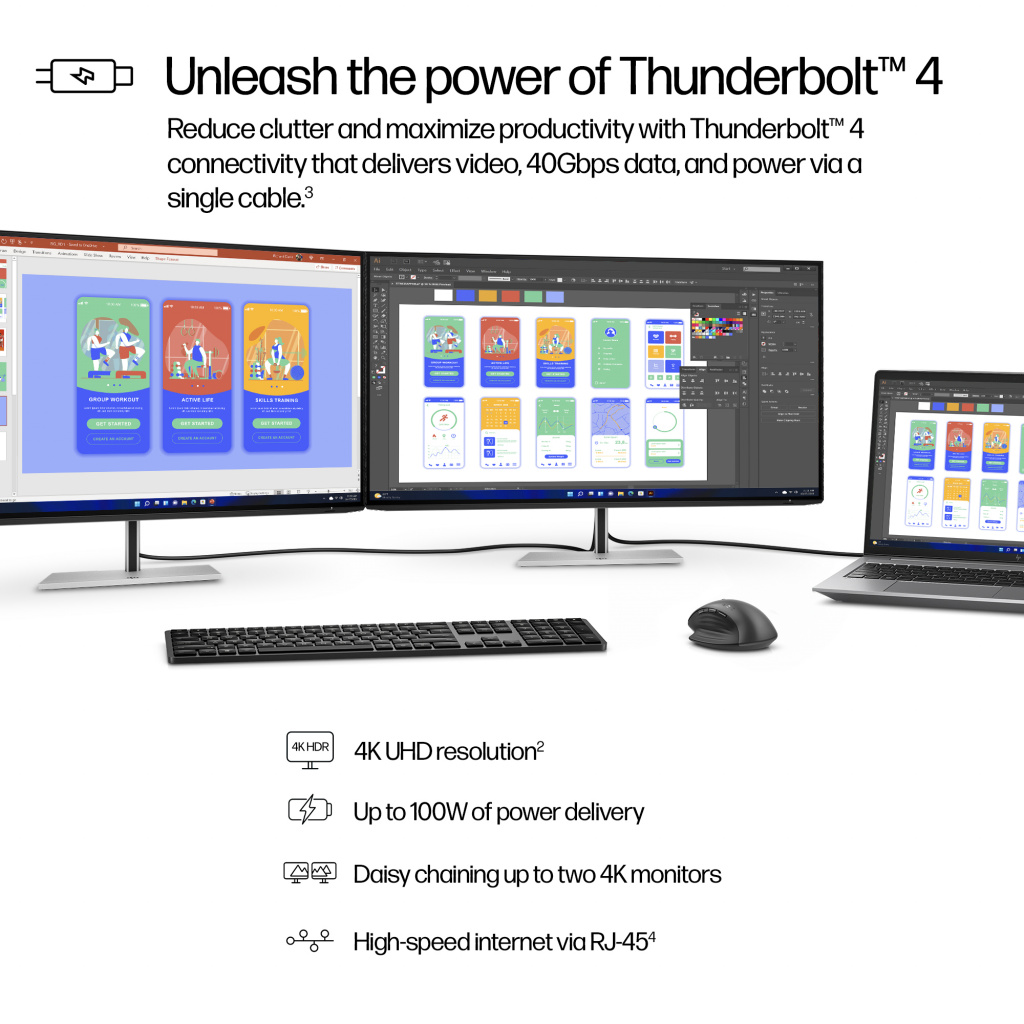 HP Series 7 Pro 31.5 inch 4K Thunderbolt 4 Monitor - 732pk - Image 13