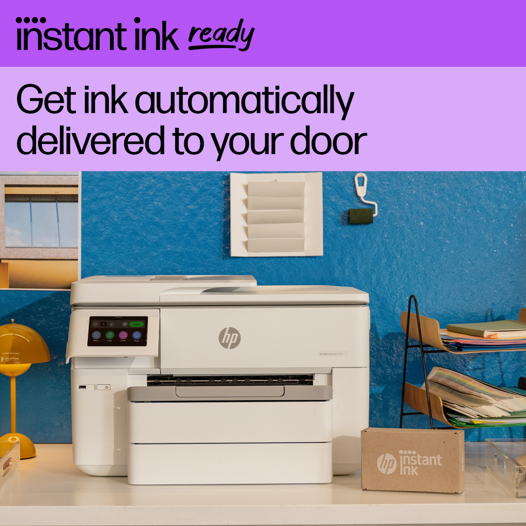 HP OfficeJet Pro 9730e Wireless All-in-One Color Printer, Instant Ink; Two-sided printing - Image 13
