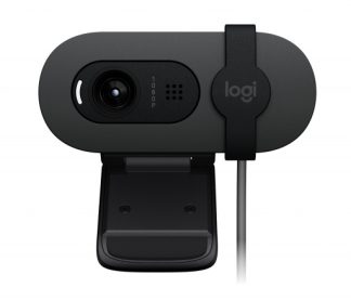 LOGITECH BRIO 105 WEBCAM 1080P HD, BUILT IN MIC, RIGHTLIGHT 2, PRIVACY SHUTTER, GOOGLE MEE