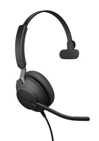 Jabra Evolve2 40 SE Headset Wired Head-band Office/Call center USB Type-C / USB Type-A Black