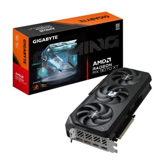 GIGABYTE Radeon RX 9070 XT GAMING 16G Graphics Card - 16GB GDDR6, 256bit, PCI-E 5.0, 2970 MHz Core Clock, 2 x DisplayPort 2.1a,