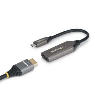 StarTech.com 112B-USBC-HDMI21 video cable adapter 0.2 m USB Type-C HDMI Type A (Standard) Grey
