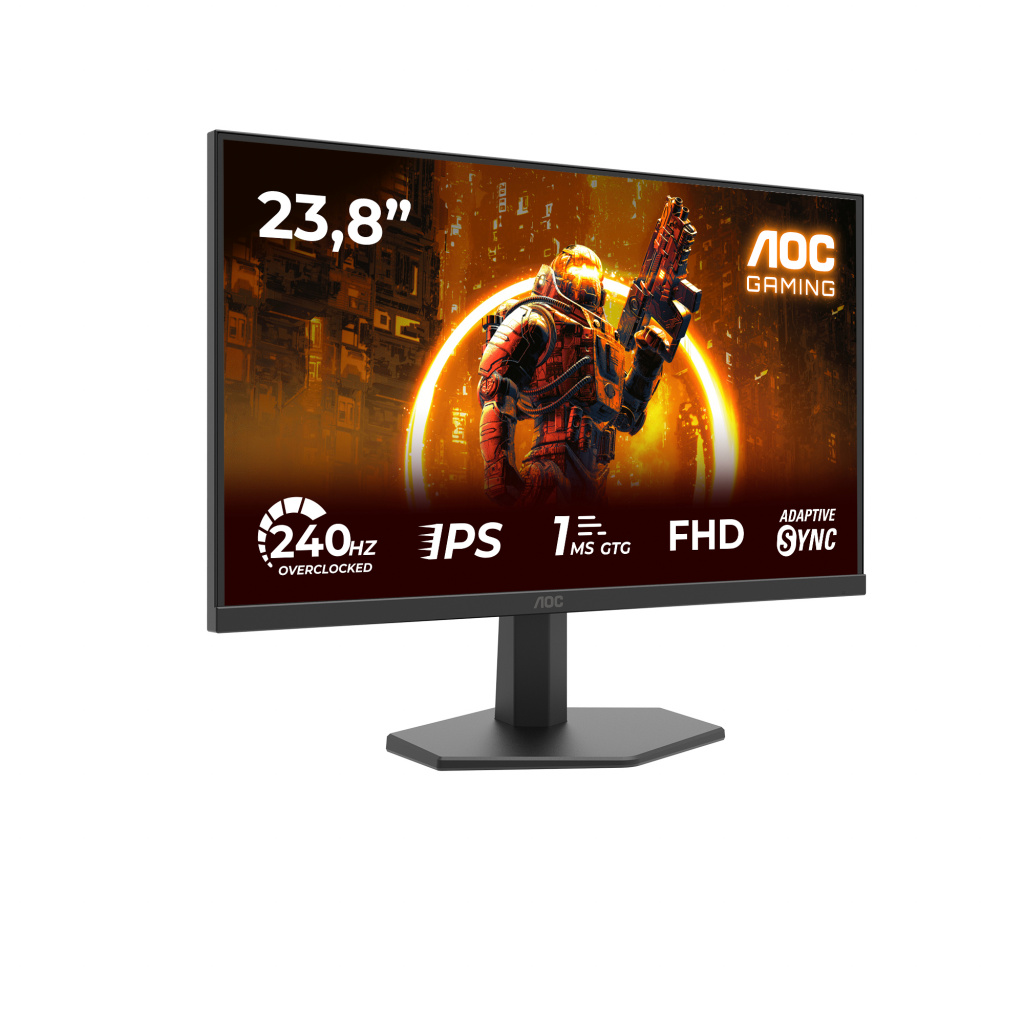 AOC 24G11ZE computer monitor 60.5 cm (23.8") 1920 x 1080 pixels Full HD LCD Black - Image 2