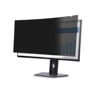 StarTech.com Privacy Screen For Dell U3824DW Curved Ultrawide 21:9 Monitor, Double-Sided Filter Matte/Glossy, Computer Monitor S