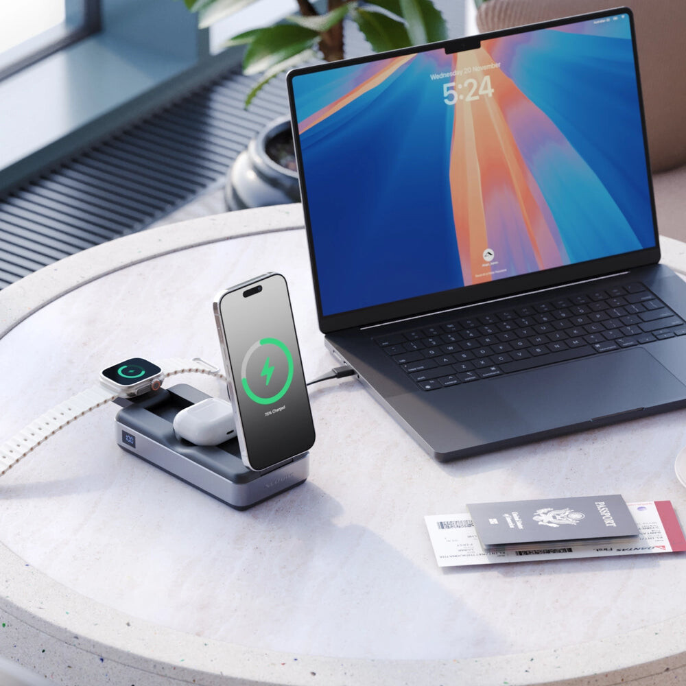 ALOGIC Roam 21,000mAh 6-in-1 Power Bank with Qi2 Fast Wireless and 100W USB-C Laptop Charging - Image 4
