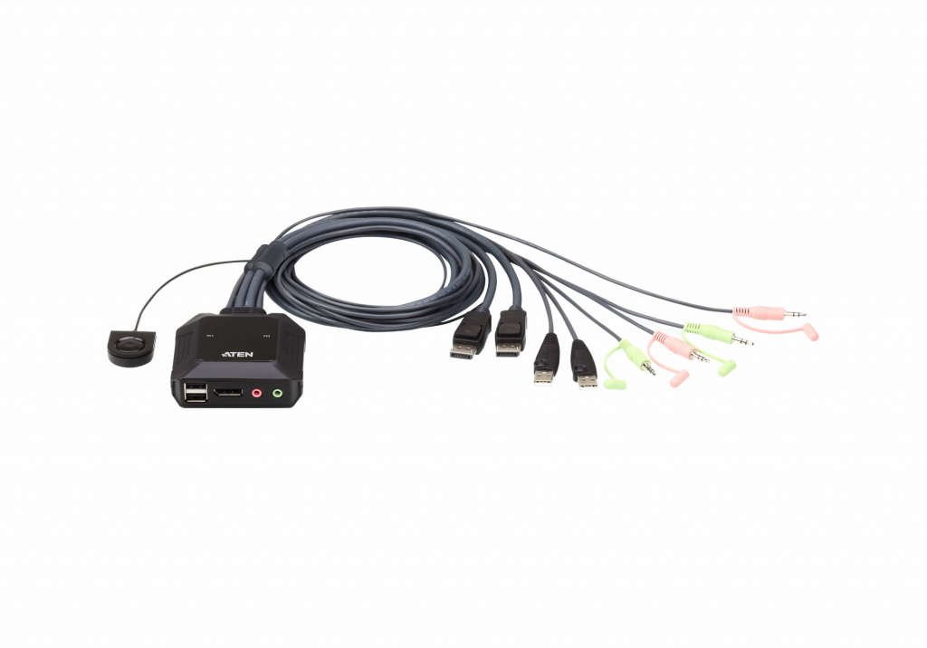 ATEN 2-Port USB DisPlayPort Cable KVM Switch - Image 7