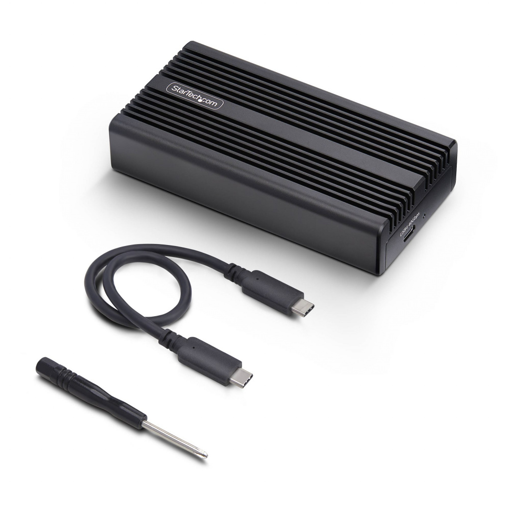 StarTech.com USB4 M.2 NVMe Enclosure, 40Gbps, External USB-C/Thunderbolt NVMe SSD Enclosure, Aluminum Heatsink Case, B+M/M-Key - Image 7