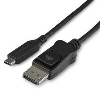 StarTech.com 3.3ft (1m) USB C to DisplayPort 1.4 Cable - 8K/5K/4K USB Type-C to DP 1.4 Alt Mode Video Adapter Converter - HBR3/
