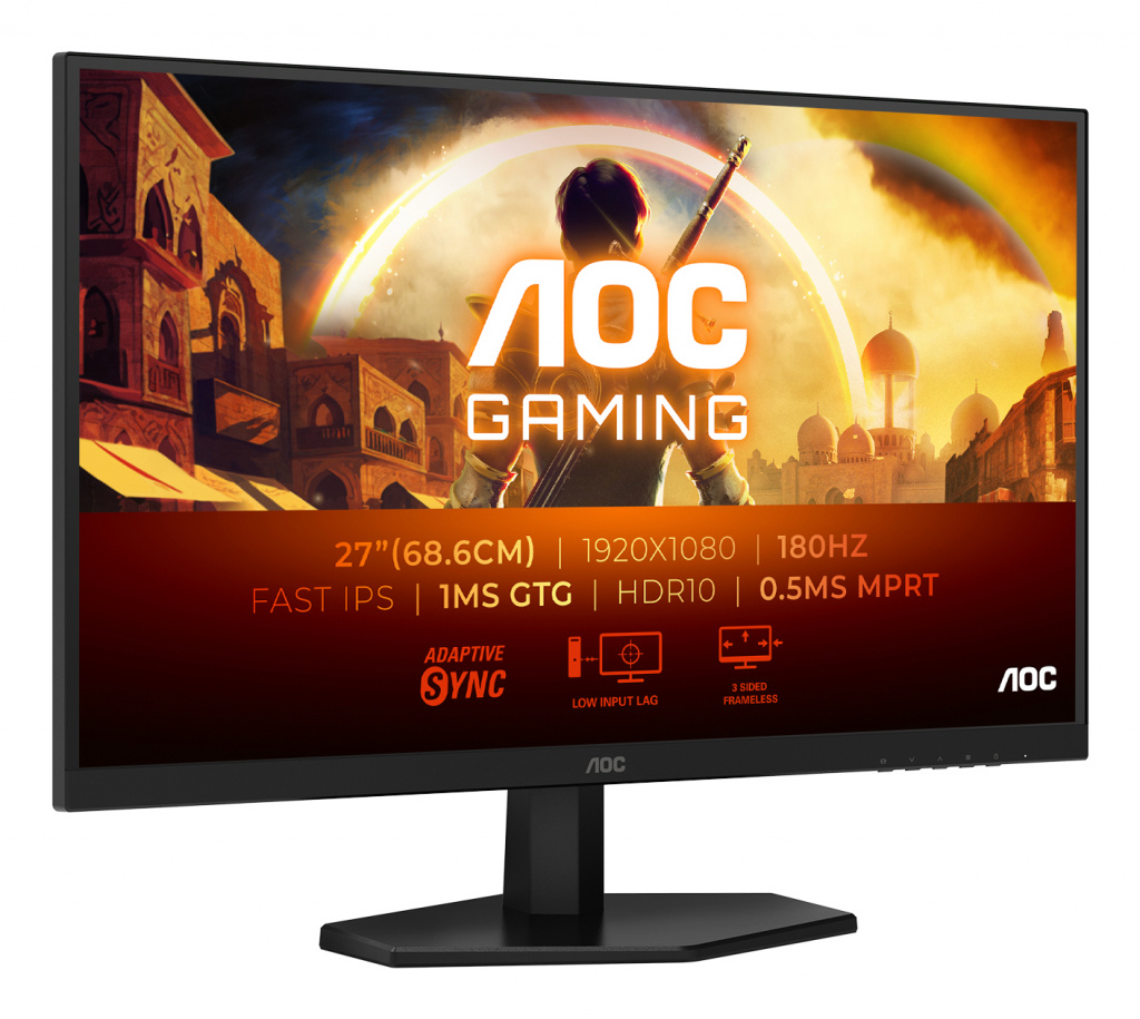 AOC G4 27G42E computer monitor 68.6 cm (27") 1920 x 1080 pixels Full HD LCD Black - Image 2