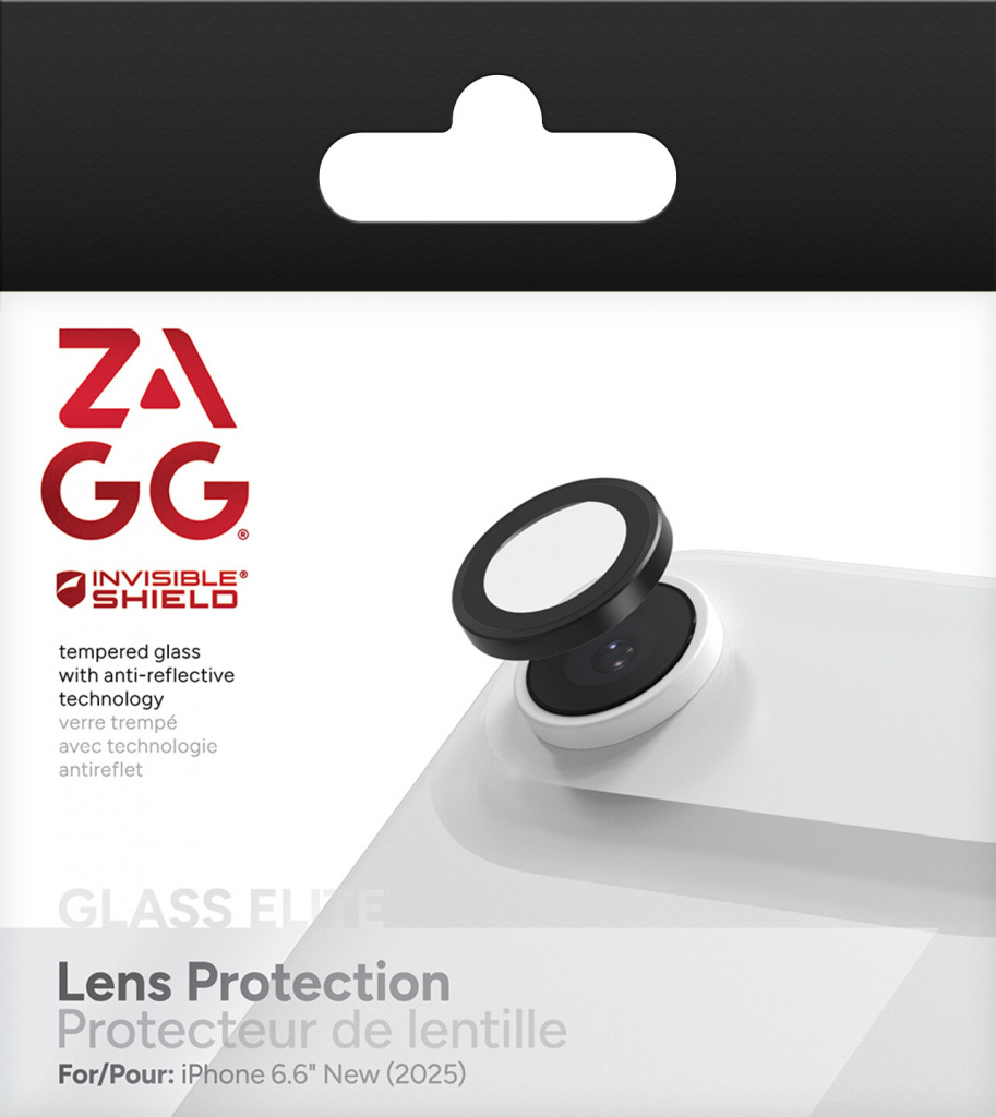 InvisibleShield Glass Elite (CameraRings) Lens Protection For Apple iPhone 17 Air Black - Image 4
