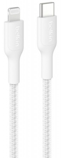 Belkin BOOSTCHARGE PRO BRAID USB-C-LTG 1M - WHT