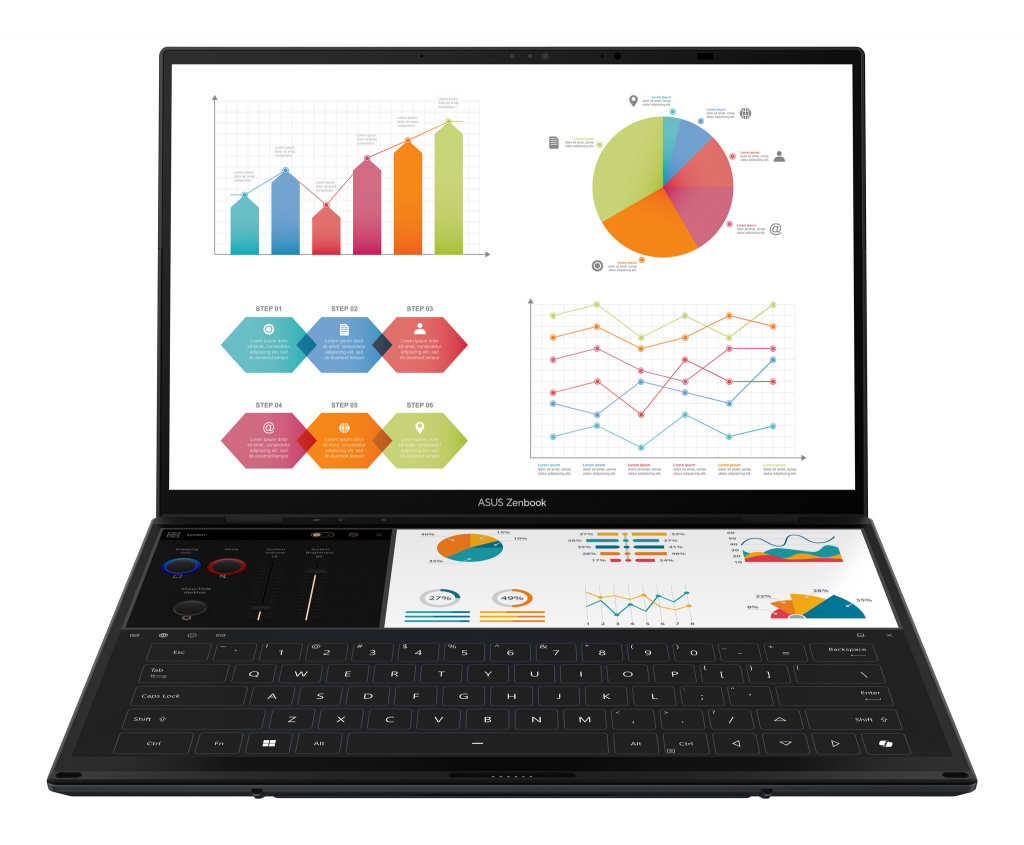 ASUS Zenbook Duo UX8406CA-PZ003W Intel Core Ultra 9 285H Hybrid (2-in-1) 35.6 cm (14") Touchscreen WQXGA+ 32 GB LPDDR5x-SDRAM 1 - Image 8