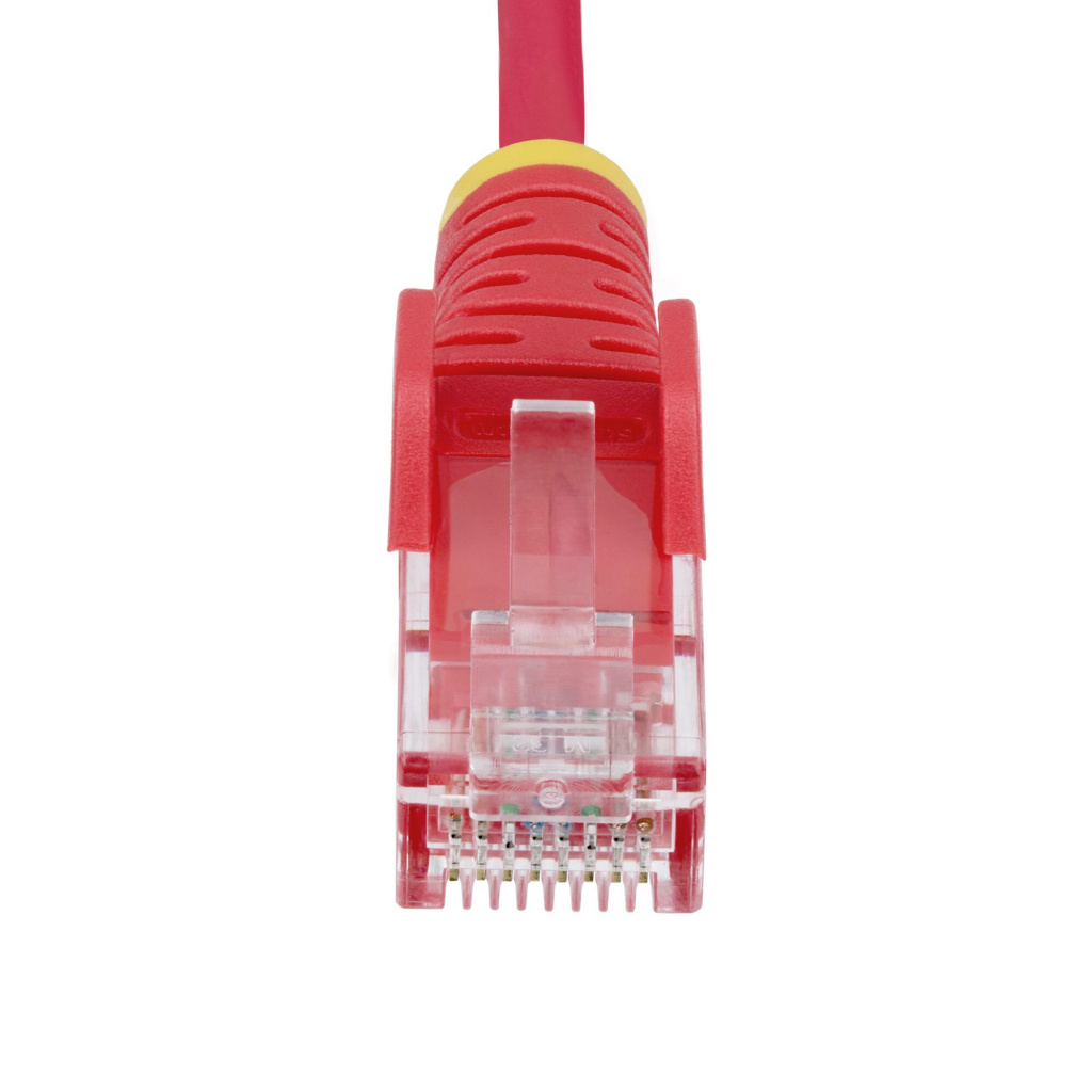StarTech.com 3m Red Slim CAT6 Ethernet Cable, Snagless, 100W PoE, UTP, LSZH, 28AWG Pure Bare Copper Wire, Slim RJ45 Network Pat - Image 4