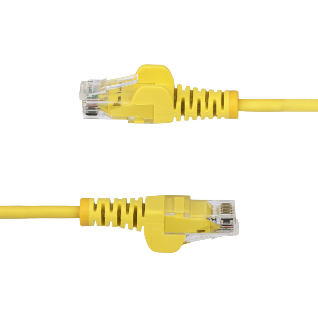 StarTech.com 10m Yellow Slim CAT6 Ethernet Cable, Snagless, 100W PoE, UTP, LSZH, 28AWG Pure Bare Copper Wire, Slim RJ45 Network - Image 3