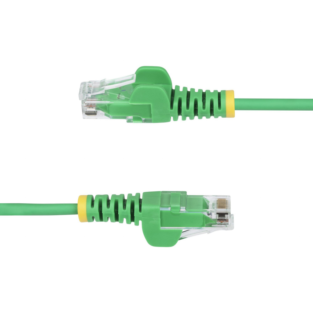 StarTech.com 1.5m Green Slim CAT6 Ethernet Cable, Snagless, 100W PoE, UTP, LSZH, 28AWG Pure Bare Copper Wire, Slim RJ45 Network - Image 3