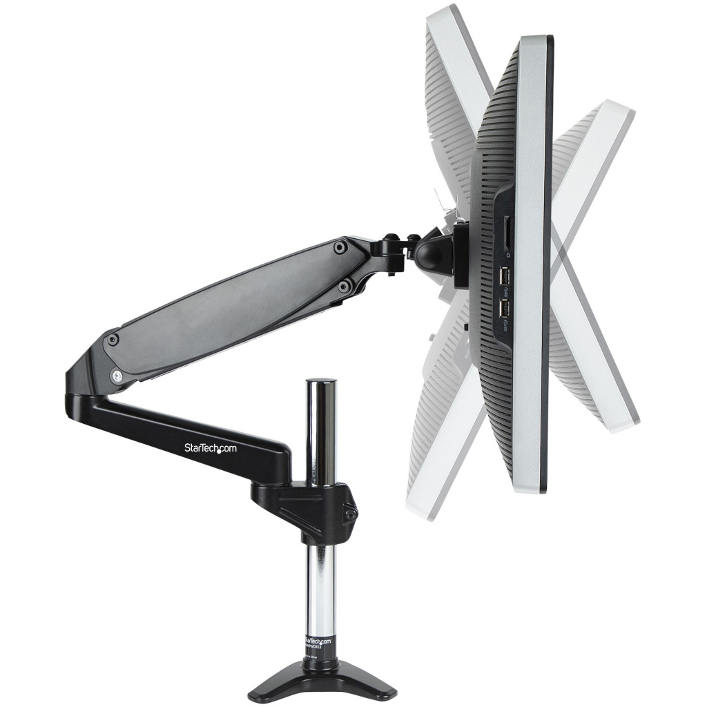 StarTech.com Desk Mount Monitor Arm for Single VESA Display up to 32" or 49" Ultrawide 8kg/17.6lb - Full Motion Articulating & - Image 4