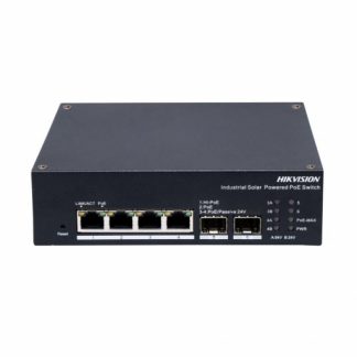 Hikvision Digital Technology HIKVISION 4 PORT GIGABIT SMART MANAGED INDUSTRIAL SOLAR POE SWITCH