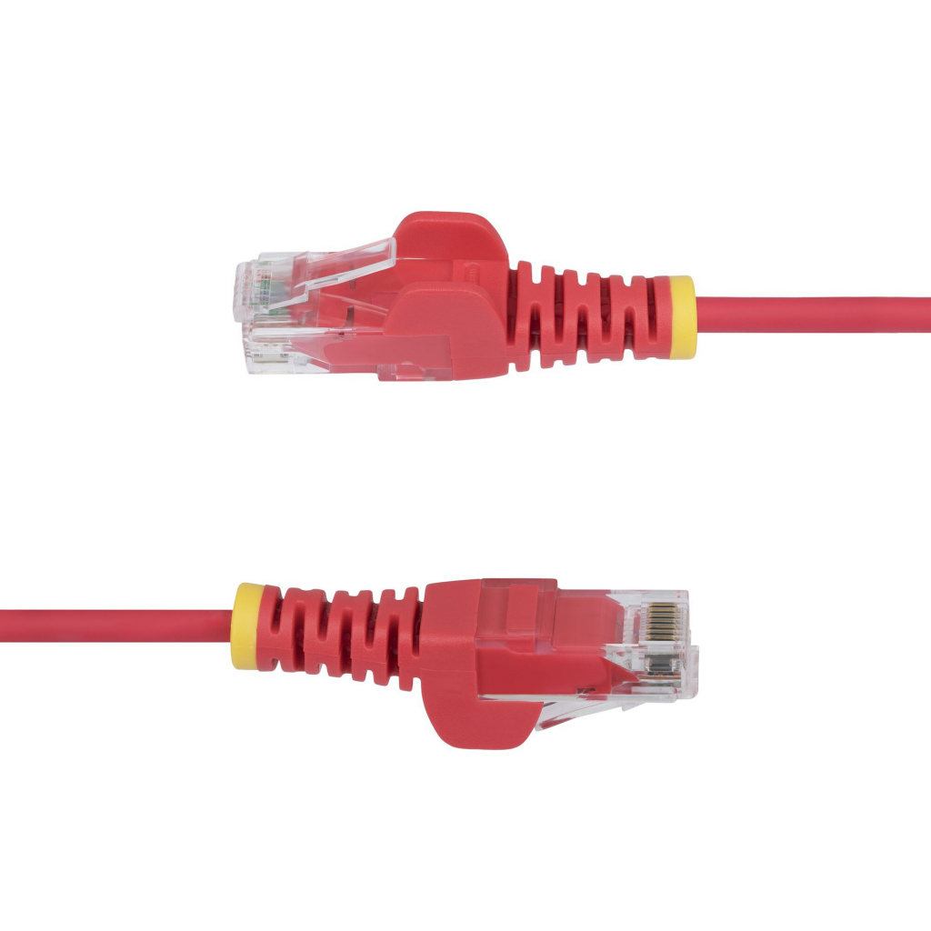 StarTech.com 10m Red Slim CAT6 Ethernet Cable, Snagless, 100W PoE, UTP, LSZH, 28AWG Pure Bare Copper Wire, Slim RJ45 Network Pa - Image 3