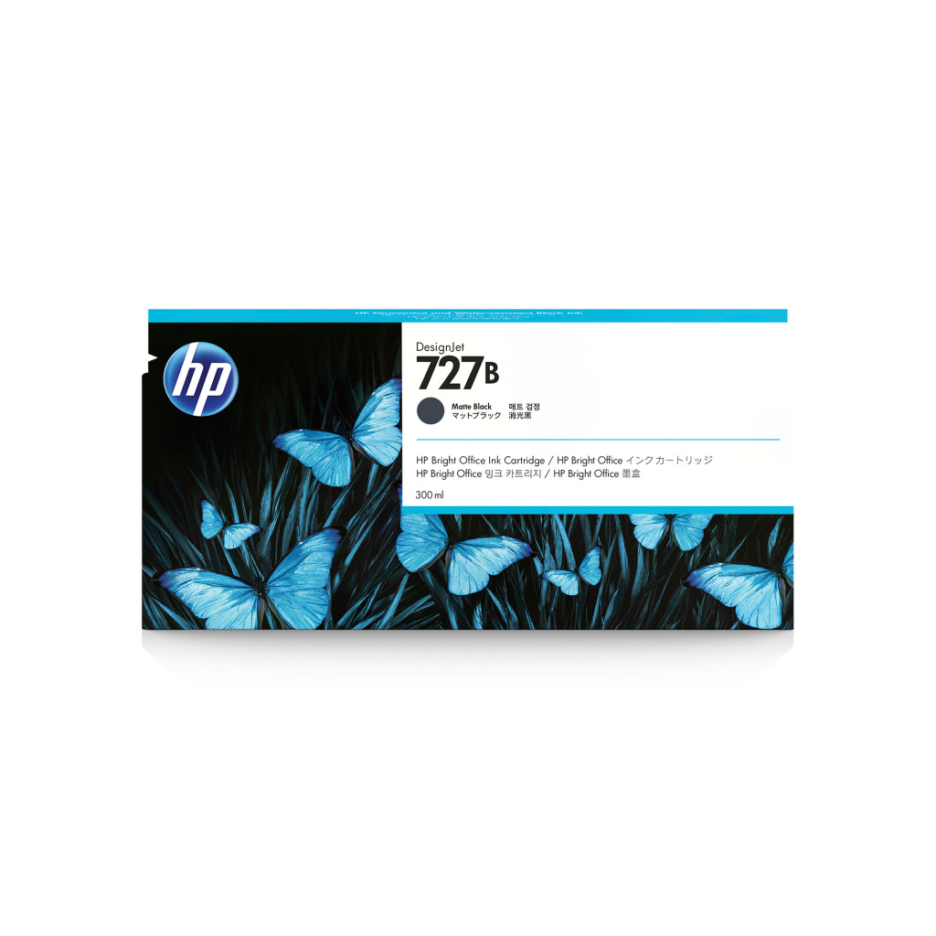 HP 727B 300-ml Matte Black DesignJet Ink Cartridge