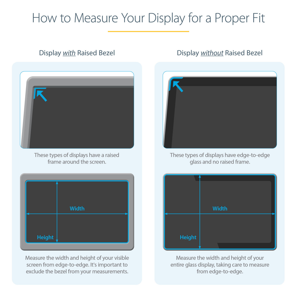 StarTech.com 19.5-inch 16:9 Computer Monitor Privacy Filter, Anti-Glare Privacy Screen w/51% Blue Light Reduction, Monitor Scree - Image 11