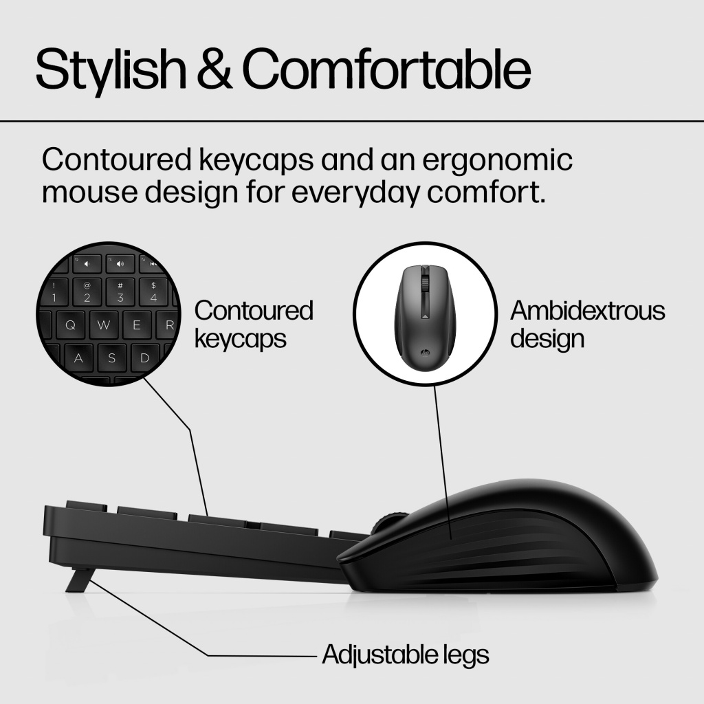 HP 650 Wireless Keyboard and Mouse Combo - Image 13