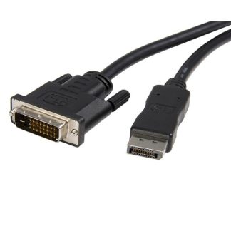StarTech.com 10ft (3m) DisplayPort to DVI Cable - DisplayPort to DVI Adapter Cable 1080p Video - DisplayPort to DVI-D Cable Sing