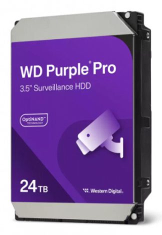 Western Digital WD Purple Pro 24TB SATA 3.5 7200RPM 512MB Surveillance HDD