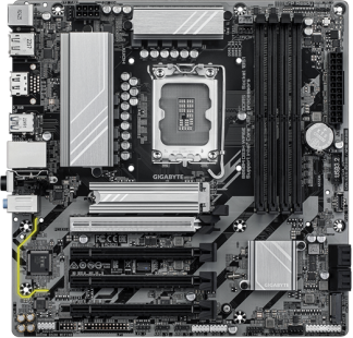 GIGABYTE B860M DS3H WIFI6E Motherboard - Intel Core Ultra Series CPUs, 5+1+2+1 Phases VRM, up to 9066MHz DDR5, 1xPCIe 5.0 + 1xPC