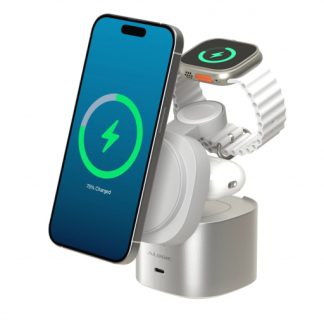 ALOGIC Powerpod 4in1 Qi2 Wless Charging - White