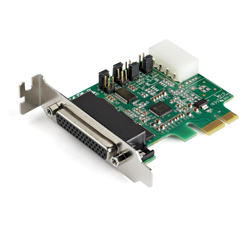 StarTech.com 4-port PCI Express RS232 Serial Adapter Card - PCIe RS232 Serial Host Controller Card - PCIe to Serial DB9 - 16950 - Image 2