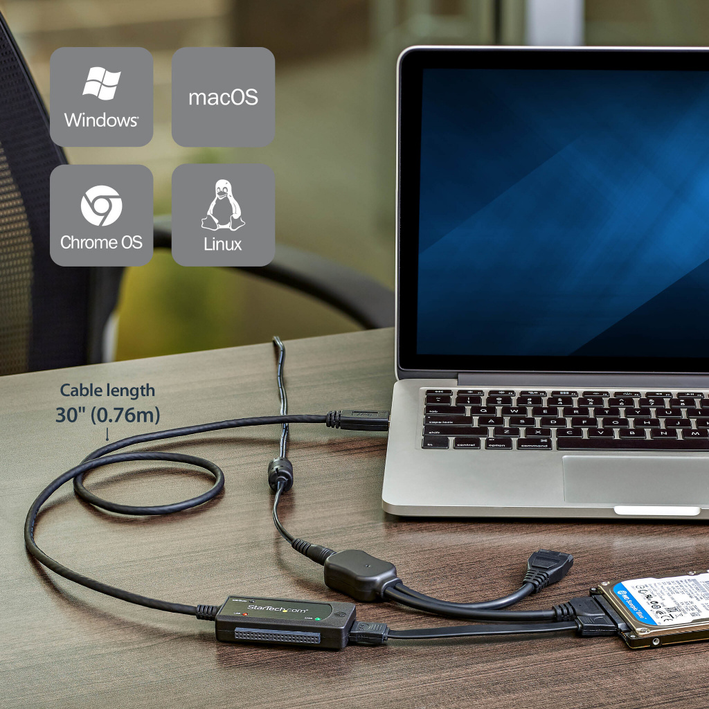 StarTech.com SATA to USB Cable - USB 3.1 (10Gbps) - UASP - Image 10