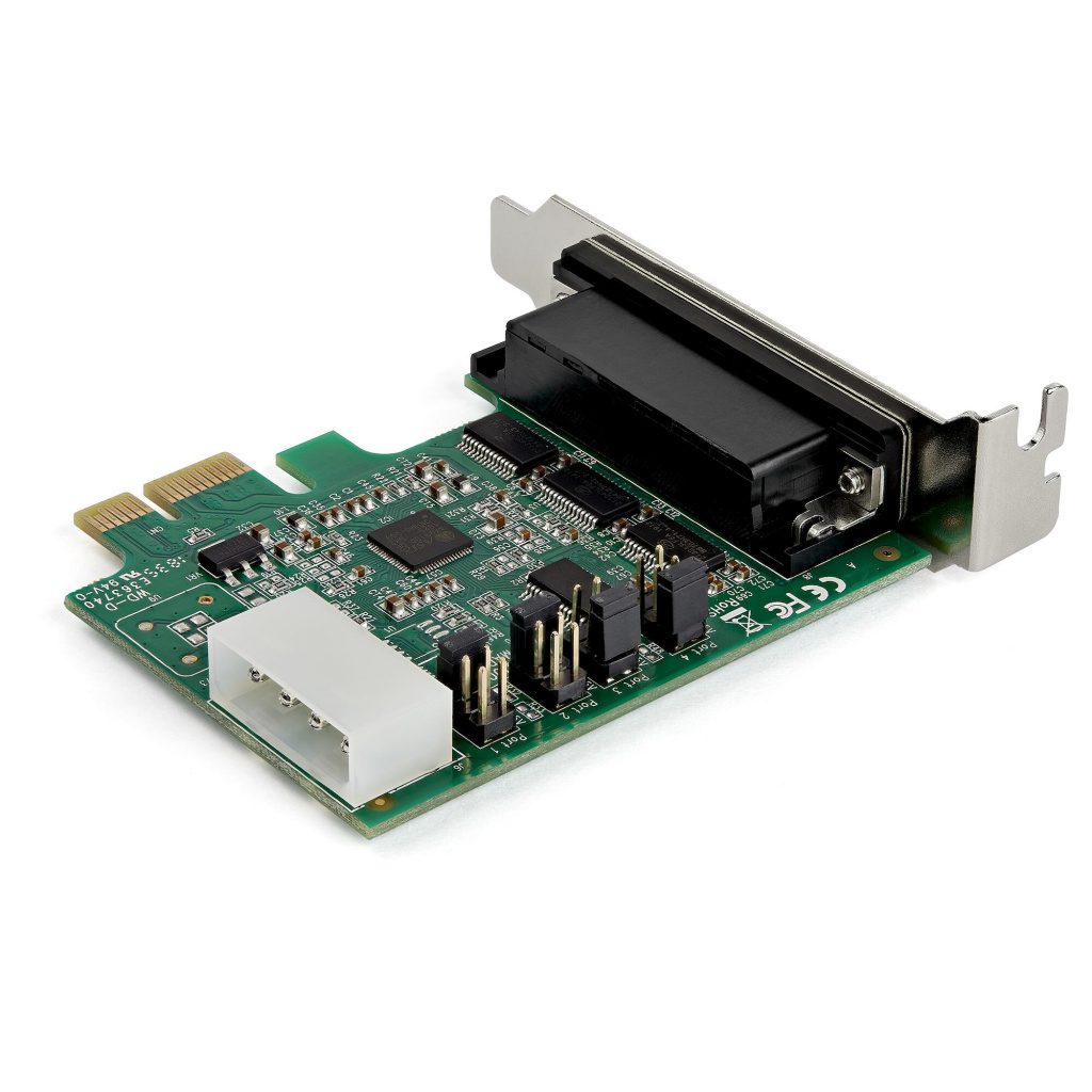 StarTech.com 4-port PCI Express RS232 Serial Adapter Card - PCIe RS232 Serial Host Controller Card - PCIe to Serial DB9 - 16950 - Image 3