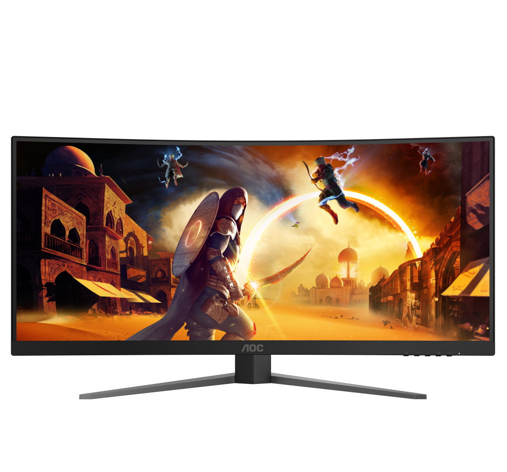 AOC G4 CU34G4 computer monitor 86.4 cm (34") 3440 x 1440 pixels Wide Quad HD LED Black, Red - Image 5