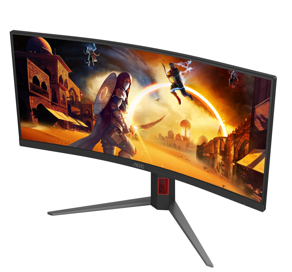 AOC G4 CU34G4 computer monitor 86.4 cm (34") 3440 x 1440 pixels Wide Quad HD LED Black, Red - Image 9