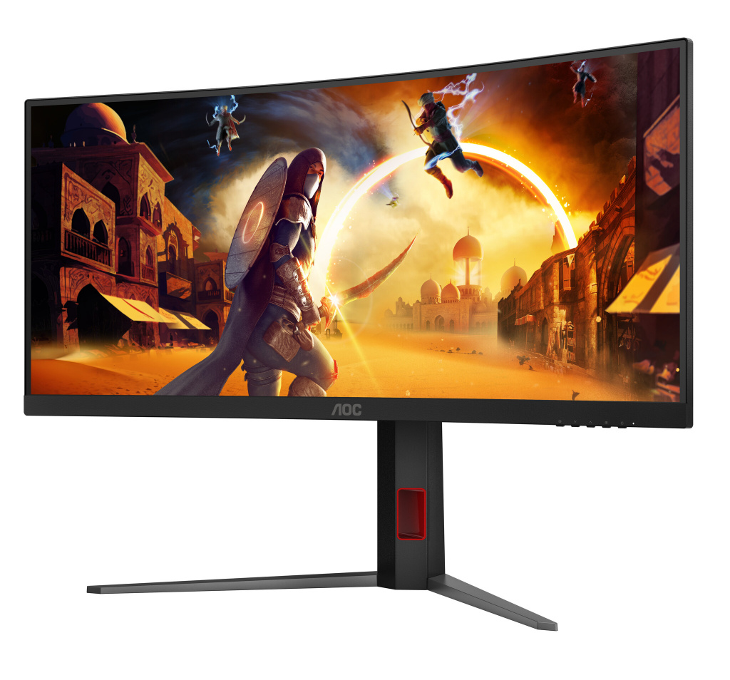AOC G4 CU34G4 computer monitor 86.4 cm (34") 3440 x 1440 pixels Wide Quad HD LED Black, Red - Image 8