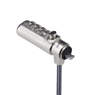 StarTech.com Slim Lock Noble Wedge® Slot Compatible, 5ft (1.5m) Locking Cable, Anti-Theft Security For Laptop/Notebook, Cu