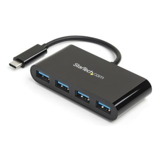 StarTech.com 4-Port USB-C Hub - USB-C to 4x USB-A - USB 3.0 Hub - Bus Powered~4-Port USB-C Hub - USB-C to 4x USB-A - USB 3.0 Hu