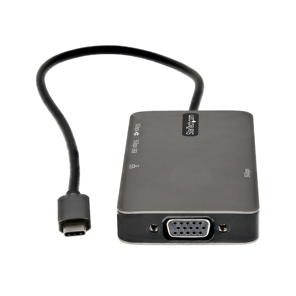 StarTech.com USB-C Multiport Adapter - USB-C to 4K 30Hz HDMI or 1080p VGA - USB Type-C Mini Dock w/ 100W Power Delivery Passthr - Image 2