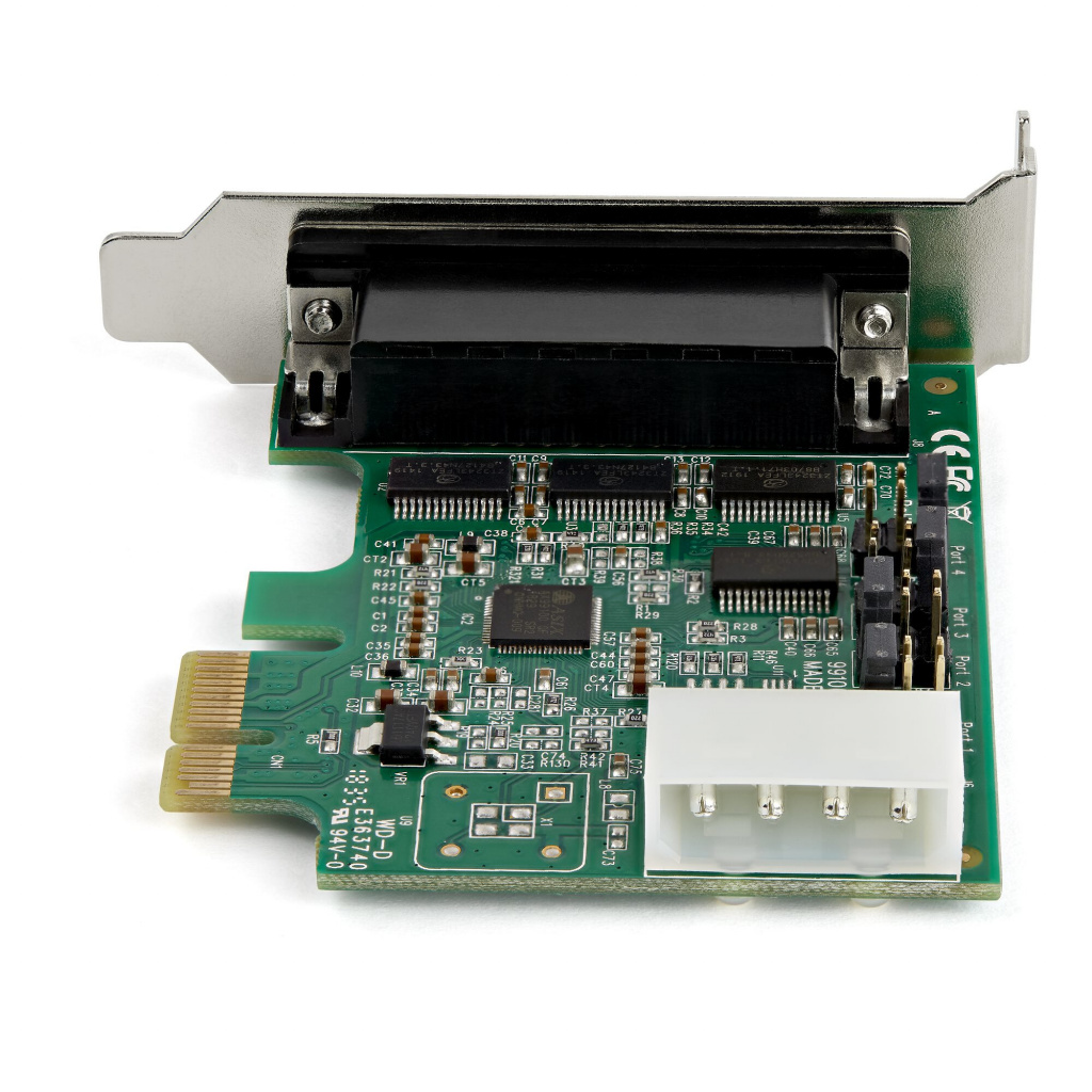StarTech.com 4-port PCI Express RS232 Serial Adapter Card - PCIe RS232 Serial Host Controller Card - PCIe to Serial DB9 - 16950 - Image 5