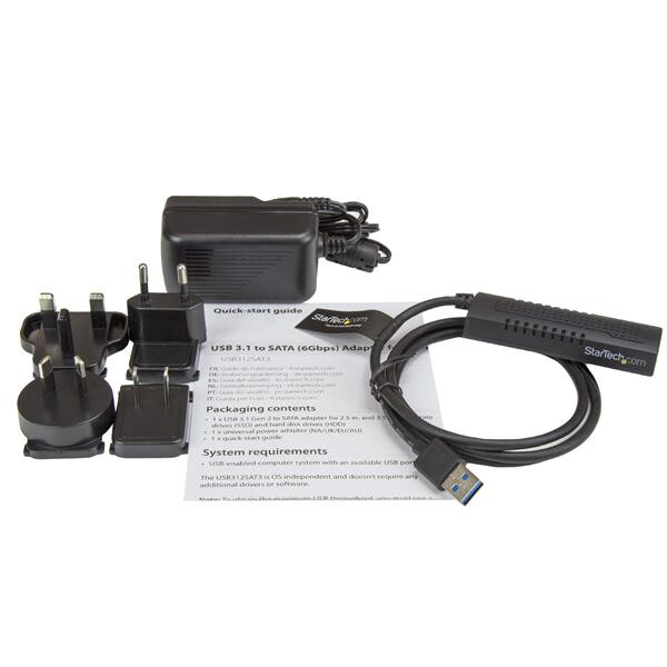 StarTech.com SATA to USB Cable - USB 3.1 (10Gbps) - UASP - Image 7