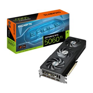 GIGABYTE GeForce RTX 5060 Ti EAGLE MAX OC 16G Graphics Card - 16GB GDDR7, 128bit, PCI-E 5.0, 2617MHz Core Clock, 3 x DP, 1 x HD