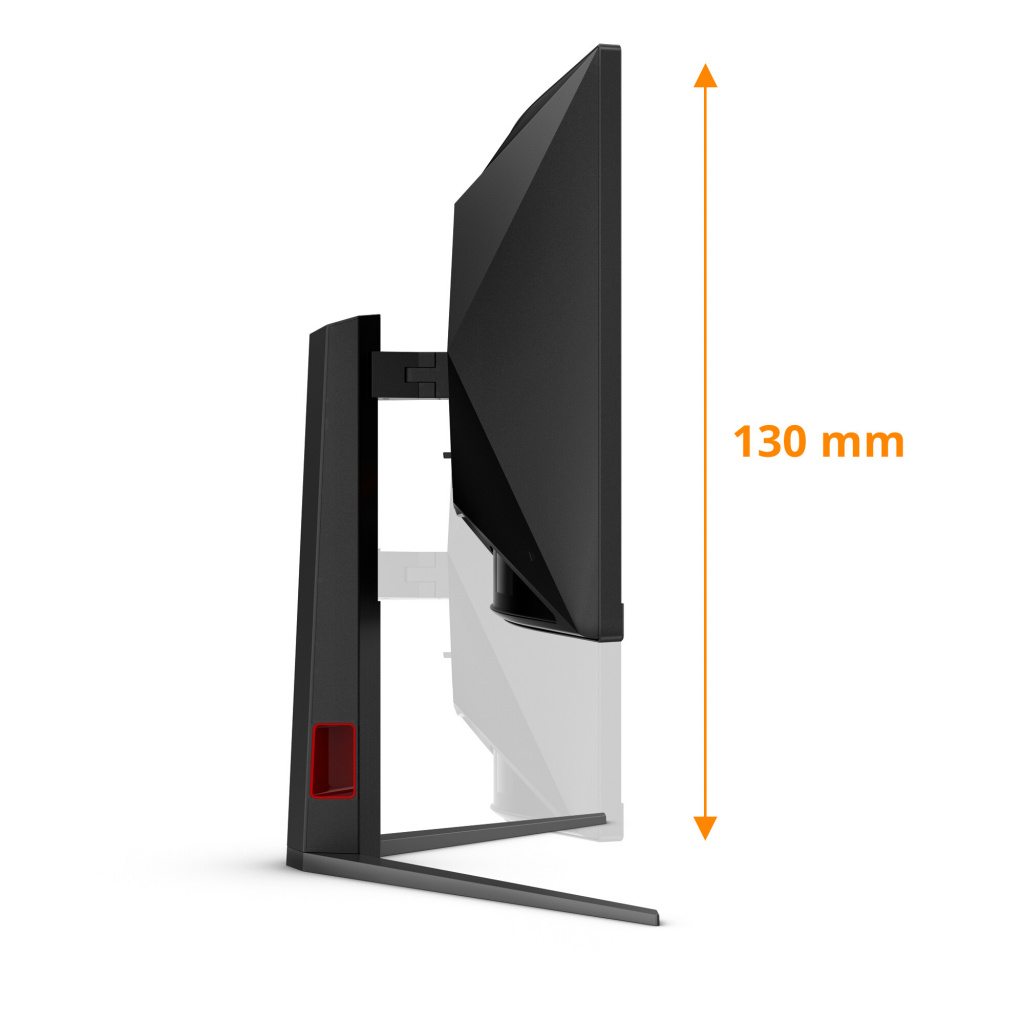 AOC G4 CU34G4 computer monitor 86.4 cm (34") 3440 x 1440 pixels Wide Quad HD LED Black, Red - Image 2