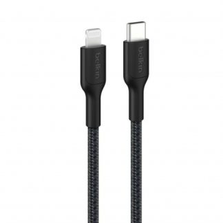 Belkin BOOSTCHARGE PRO BRAID USB-C-LTG 1M - BLK
