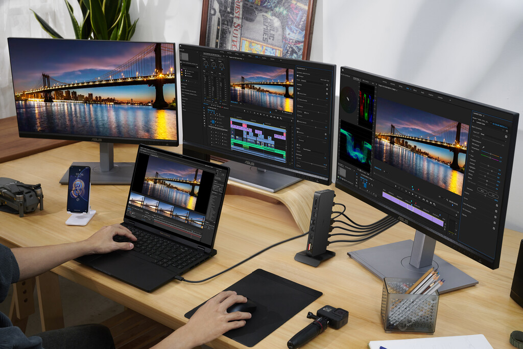 ASUS Triple 4K Thunderbolt 4 Dock DC500 Wired Black - Image 9