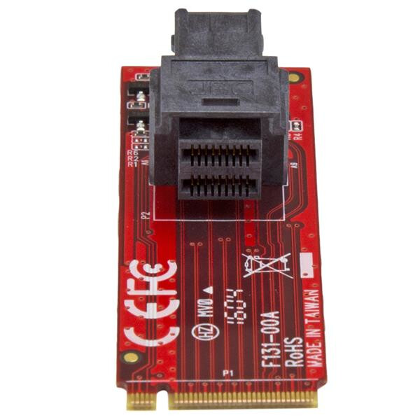 StarTech.com U.2 (SFF-8643) to M.2 PCI Express 3.0 x4 Host Adapter Card for 2.5” U.2 NVMe SSD - Image 2