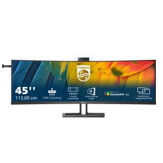 Philips 6000 series 45B1U6900CH/75 computer monitor 113 cm (44.5") 5120 x 1440 pixels UltraWide Dual Quad HD LCD Black