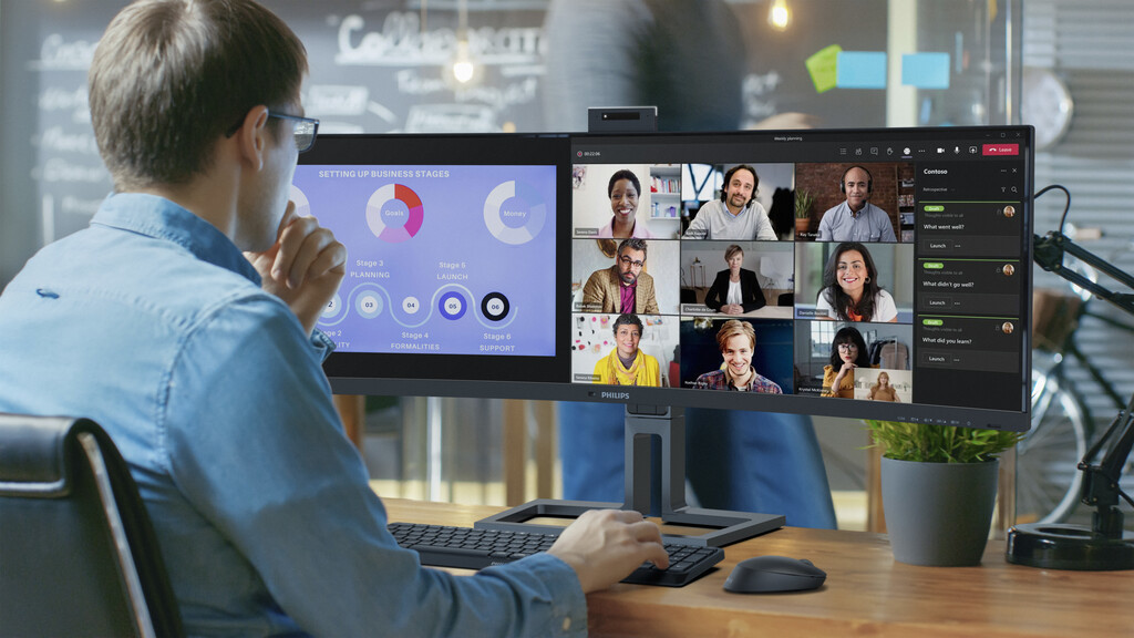 Philips 6000 series 45B1U6900CH/75 computer monitor 113 cm (44.5") 5120 x 1440 pixels UltraWide Dual Quad HD LCD Black - Image 4